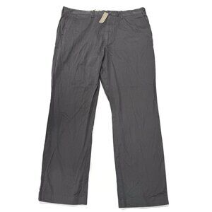 J Crew 1040 Athletic Fit Stretch Chino Pants Mens 36 x 30 Gray NWT